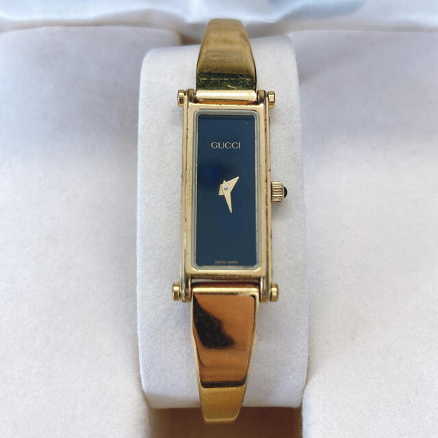 GUCCI - ☆ 箱付き GUCCI 腕時計 レディース ゴールド QZ 1500の通販