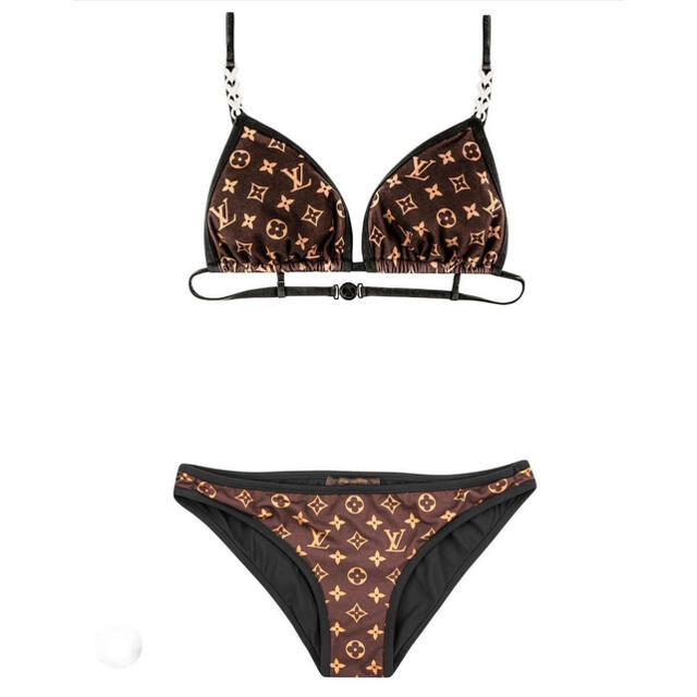 LOUIS VUITTON ブラック水着 Lサイズ ルイヴィトン 水着 ルイヴィトン