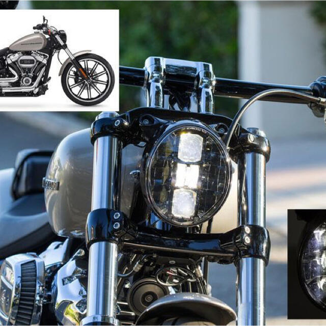 ハーレーダビッドソン 純正ブレイクアウト用ヘッドライト
