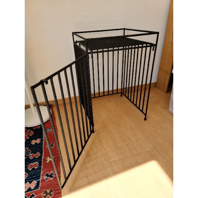 里山エンジン アラジンブルーフレームストーブガード 安心の8本タイプ