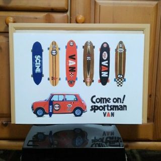 ヴァンヂャケット アートポスター 非売品 DATSUN 極美／未使用 VAN