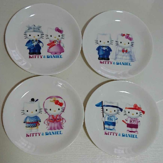 キティーちゃん キティーちゃん ケーキ皿 お皿 セット 非売品 ケーキ皿