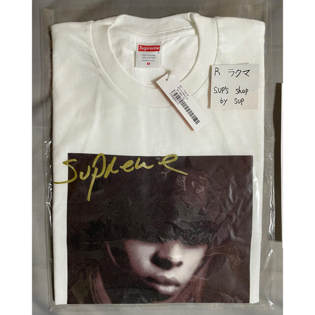 Supreme Mary J. Blige Tee Lサイズ Supreme Mary J. Blige Tee white