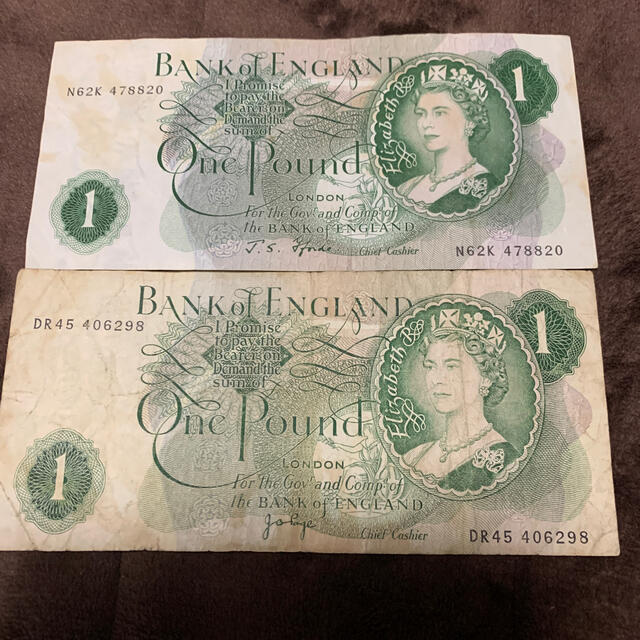 イギリス旧札合計£ 55ポンド紙幣 8枚 イギリス旧札合計£ 55ポンド紙幣