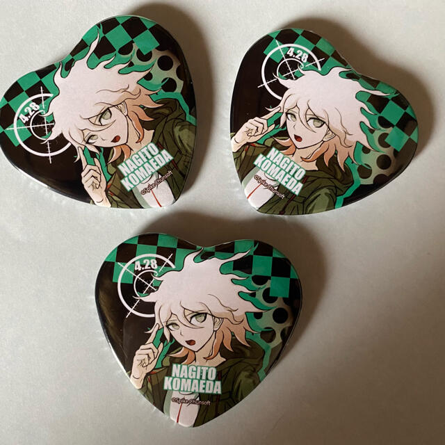 ダンガンロンパ プリロール 缶バッジ 狛枝凪斗 初期 ダンガンロンパ