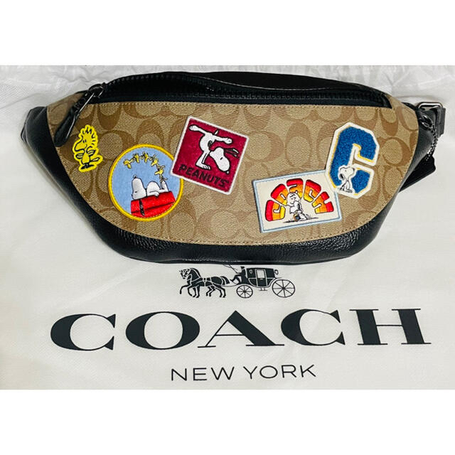 COACH X PEANUTS斜め掛け ボディバッグ COACH×PEANUTS スヌーピー