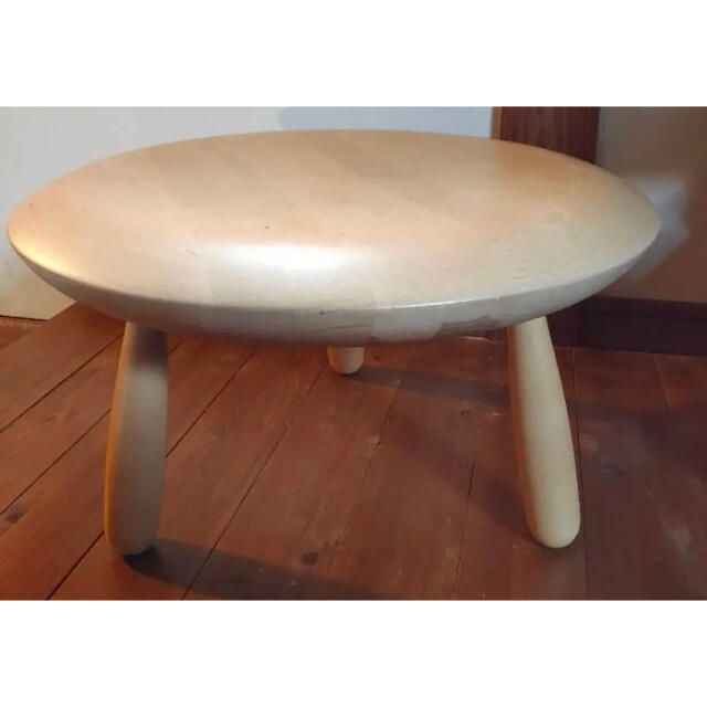 廃盤 IKEA PS KARLJOHAN ビンテージローテーブル バーチ無垢材 希少廃