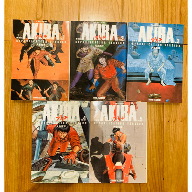 良品・4〜6巻初版】AKIRA 全6巻 大友克洋 初版 AKIRA 全6巻 大友克洋