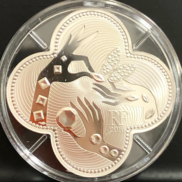 Van Cleef & Arpels 110周年記念 10ユーロ銀貨