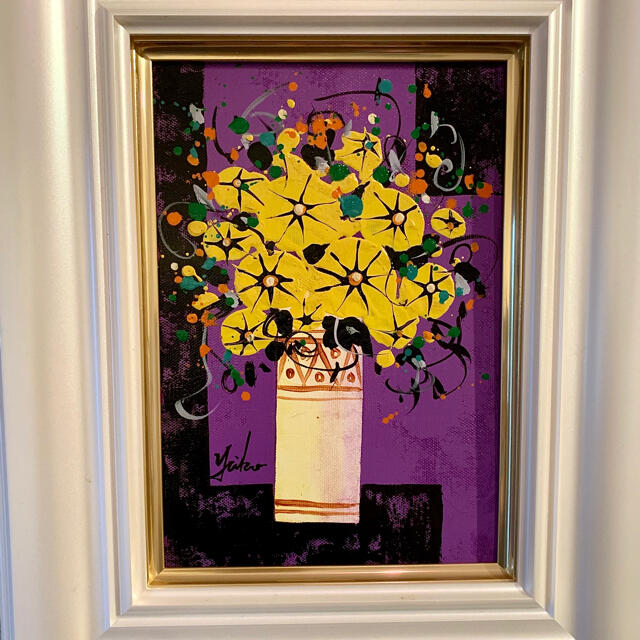 人気 児島裕子「花」油彩 SM 児島裕子「花」油彩 SM