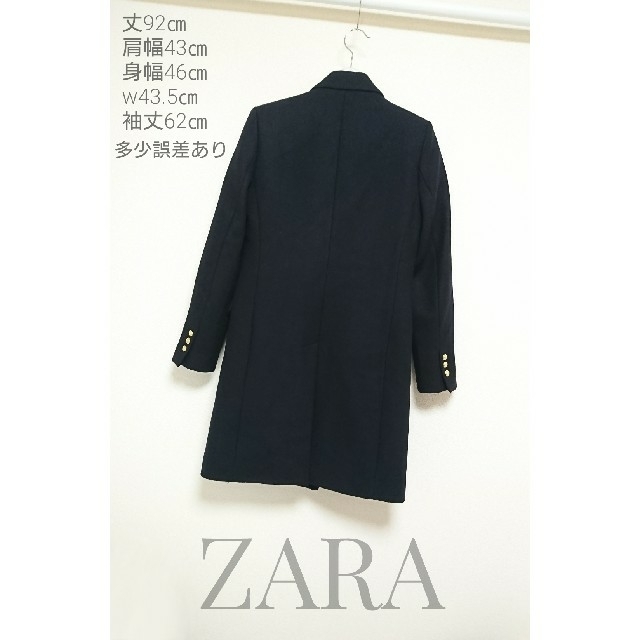 ZARA - 新品 ZARA MANTECO ウールブレンドダブルブレストコートの通販