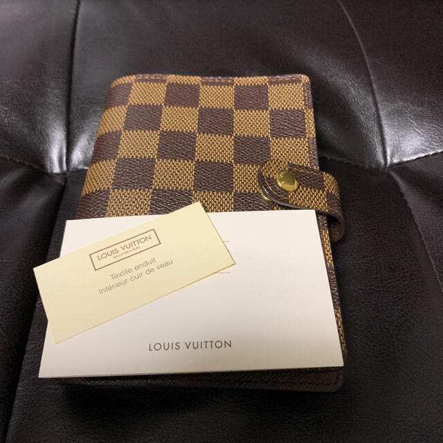 ルイヴィトン ダミエ 手帳カバー PMサイズ LOUIS VUITTON ルイ