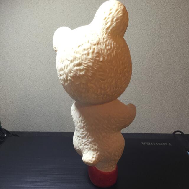 文明堂 カウンター用 店頭用カンカンベア ソフビ人形 大 非売品 レトロ