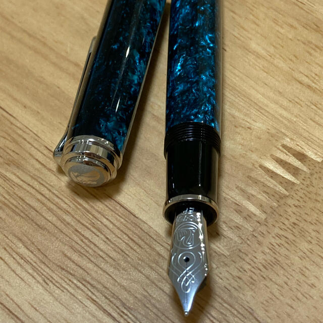 Pelikan M805 オーシャンスワール 万年筆 EF Pelikan M805 Ocean Swirl