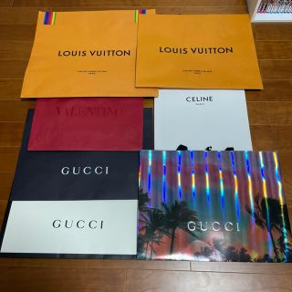 8枚セット☆美品☆グッチ Dior ヴィトン サンローラン ブランド袋