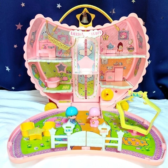 1976年 キキララ 月のおうち おもちゃ 人形 セット 昭和 レトロ 1976