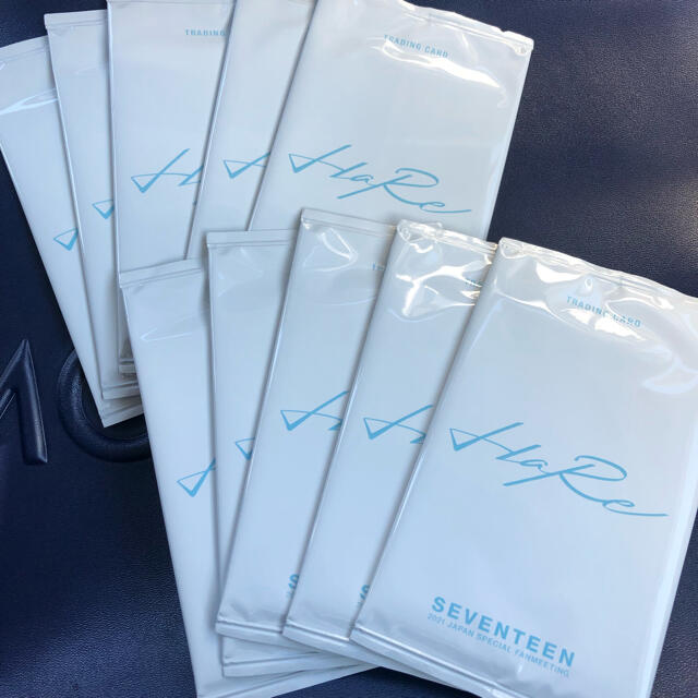 seventeen hare 未開封 トレカ 10パックセット seventeen hare 未開封
