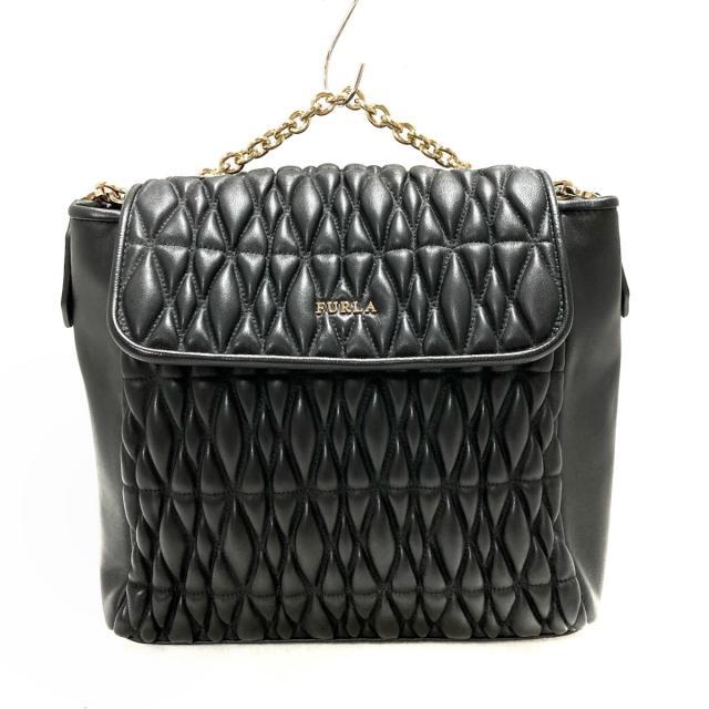 FURLA(フルラ) リュックサック - 黒 レザー