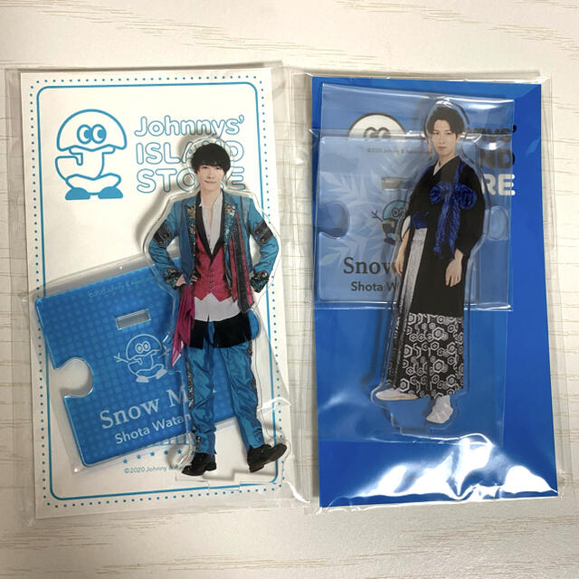 A-9【新品・未開封】SnowMan渡辺翔太アクリルスタンド3体セットしょっ