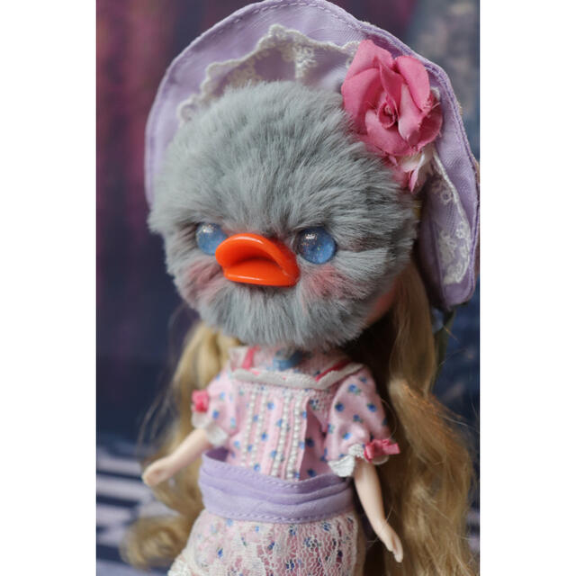 アヒルのお面ミディブライス アウトフィット編みぐるみブライス