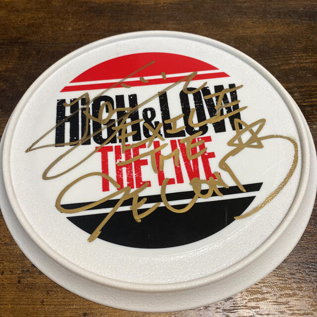 EXILE KENCHIサインフリスビー