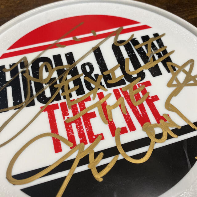 YURINOの直筆サイン入りフリスビー E-girls Happiness YURINO 直筆