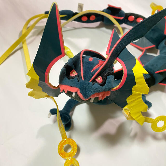 黒いメガレックウザぬいぐるみポケモンブラックメガレックウザ