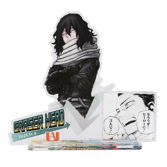 ヒロアカ 相澤 バースデー ブロック イレイザーヘッド 缶バッジ