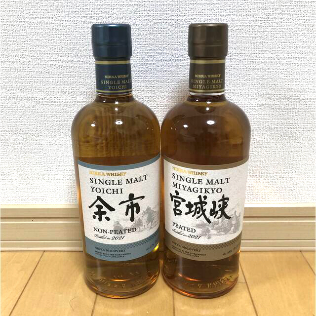 余市 ノンピーテッド 宮城峡 ピーテッド 4本 4本余市 ノンピーテッド