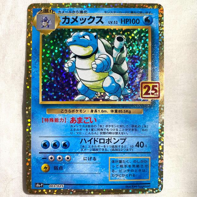 ポケモンカードリザードンカメックスフシギバナ25th プロモ 3枚セット