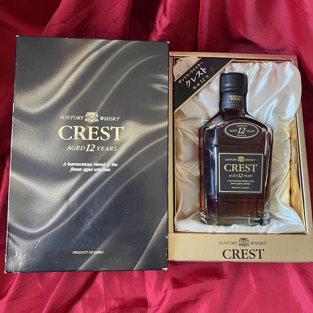 未開栓】 CREST(クレスト) 12年 古酒 ウイスキーl 未開栓サントリー