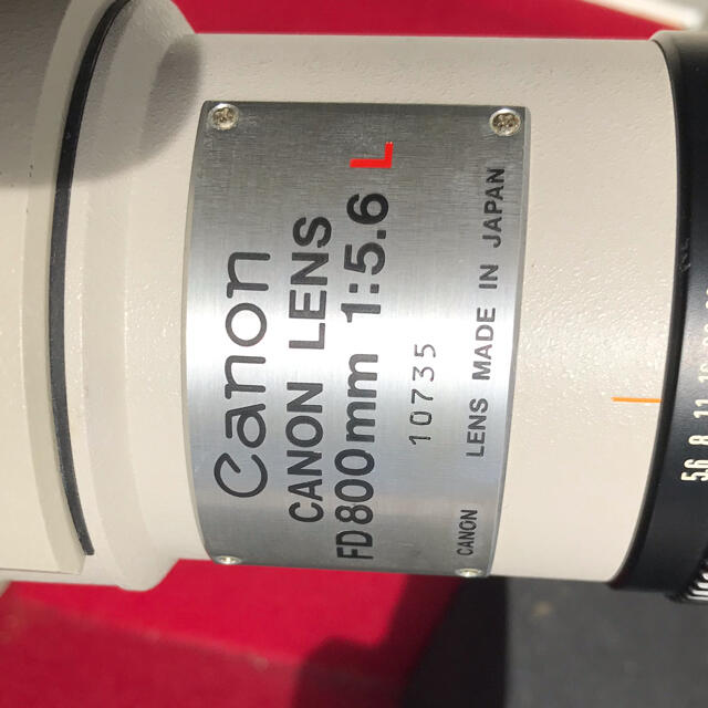 キャノン LENS FD 800mm 1:5.6 L 望遠 単焦点レンズ 一眼