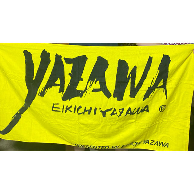 矢沢永吉☆スペシャルビーチタオル(LOGOSパターン)イエロー・ブラック