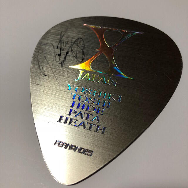 X.XJAPAN ギターピック+メンバーサイン入りビックピックの通販 by まぁ