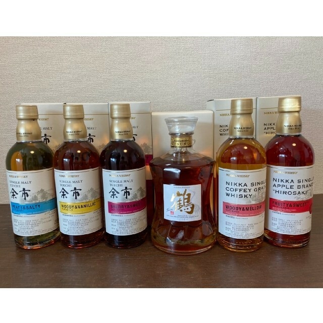 NIKKA（ニッカ）【余市蒸溜所限定】箱付き6本セット/新品