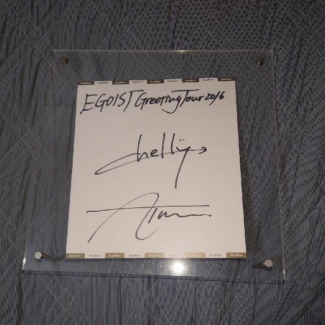 EGOIST 直筆サインChelly Aimerサイン