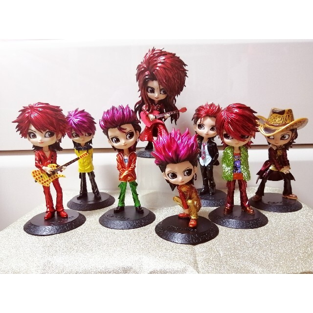 hideちゃんQposket ノーマル8体コンプセット空き箱付き hide Q posket