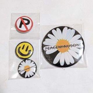 peaceminusone ボーリングピンバッジ缶バッジ4つセット