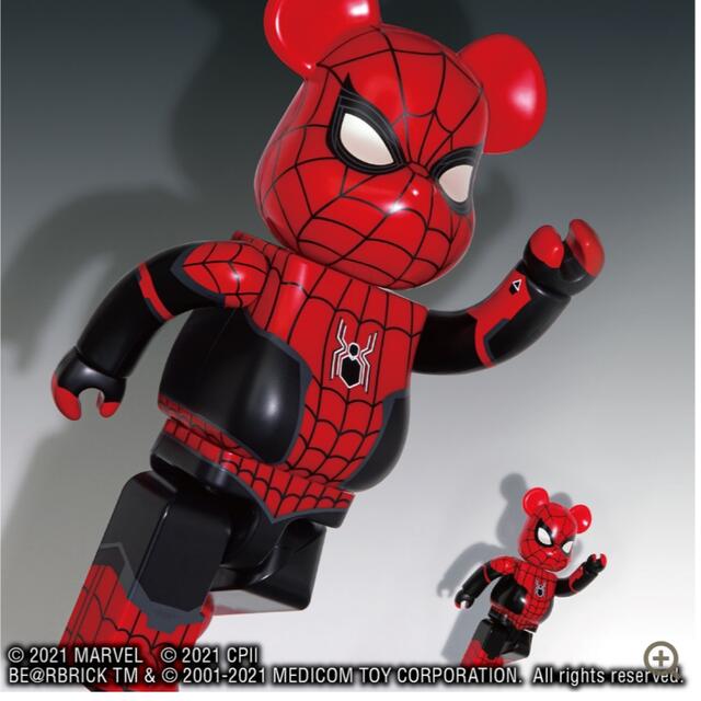 BE@RBRICK スパイダーマン UPGRADED SUIT 100&400%