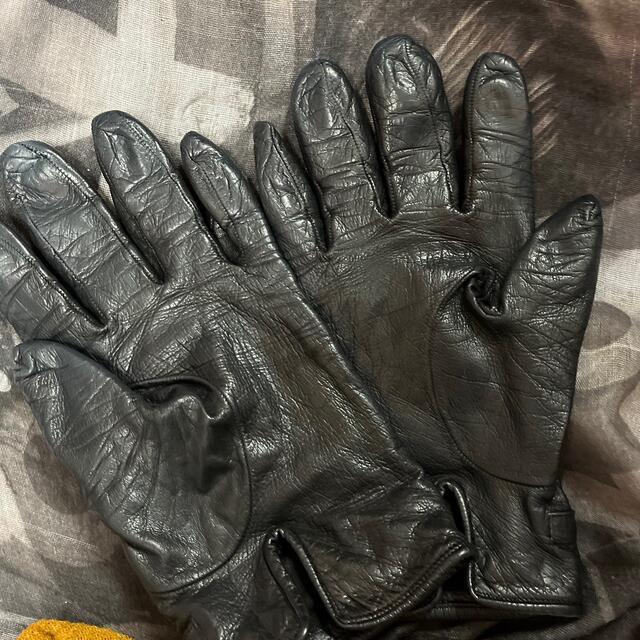フェラガモ レザー手袋 カシミア 表記サイズ8 フェラガモ 革手袋