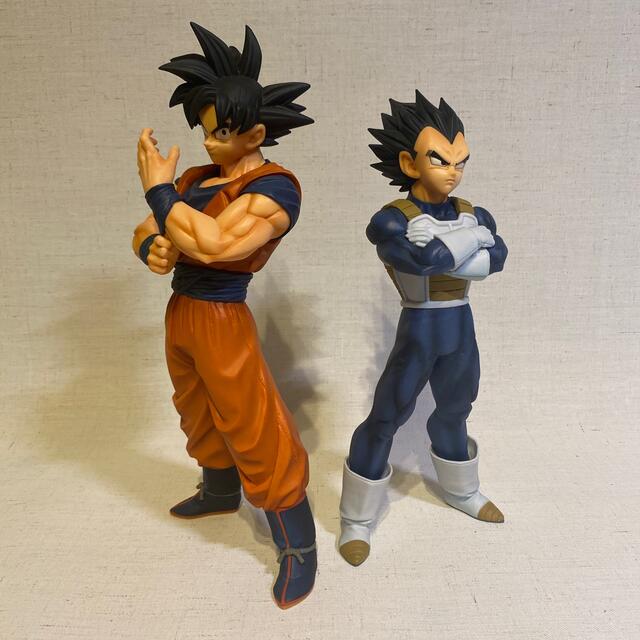 ドラゴンボール一番くじstrong chains 孫悟空ベジータフィギュア