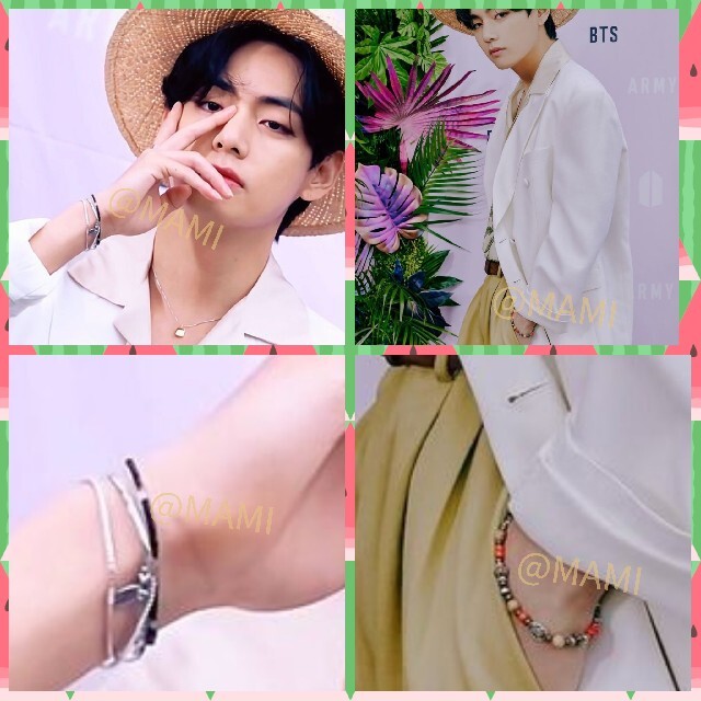 BTS V テヒョン テテ着用 SAVE ONE ブレスレット Mサイズ BTS V