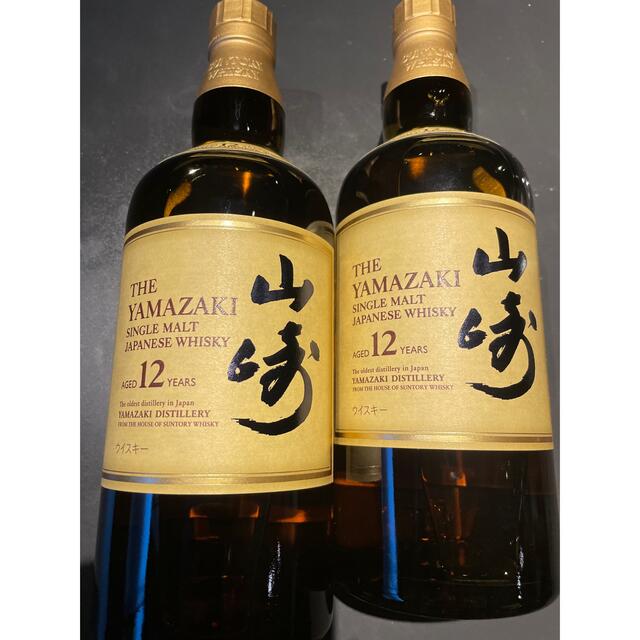 山崎12年 700ml 2本セット 新品未開封 箱なし サントリー