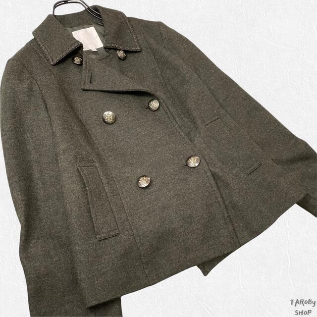 kumikyoku（組曲） - 美品 組曲 ショート丈ウールジャケット pコート