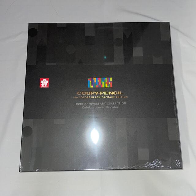 クーピーペンシル 100色 ブラックパッケージエディション サクラ