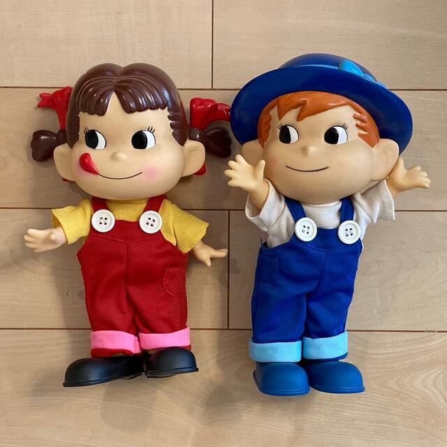 ポコちゃん人形＆ペコちゃんフィギュア 中古セット 不二家