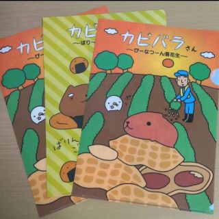 カピバラさんのクリアファイル3枚の通販 by りむ☆'s shop｜ラクマ