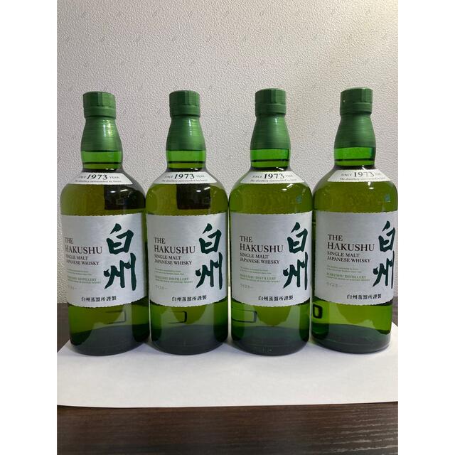 サントリーウイスキー 白州 700ml 4本セット 箱付き Amazon.co.jp