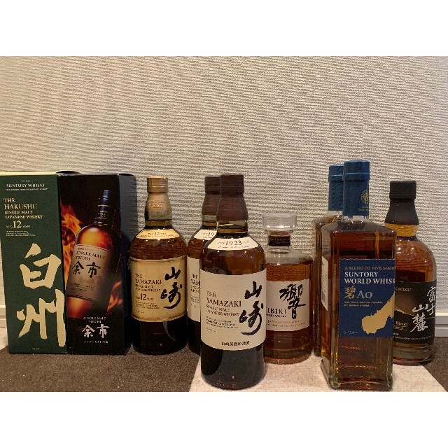 山崎 白州 響 空箱30枚SET 山崎25年 白州25年 響30