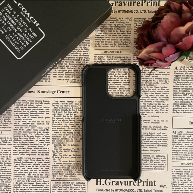 iPhone 13pro対応 スマホケース コーチ 注文 coach GRAPHITE iPhone